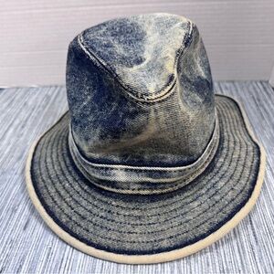 Vintage USA Henschel Hatquarters  Denim  stone Wash Hat